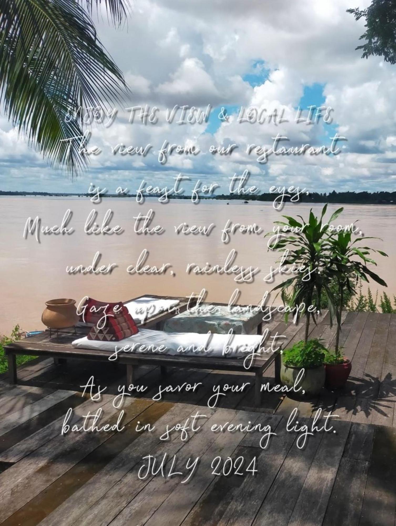 Pomelo Restaurant And Guesthouse - Fishermen & Tammarine Cottages Riverfront - Experience Nature, Culture And Adventure & Tailor-Made Tour Ban Khon 外观 照片